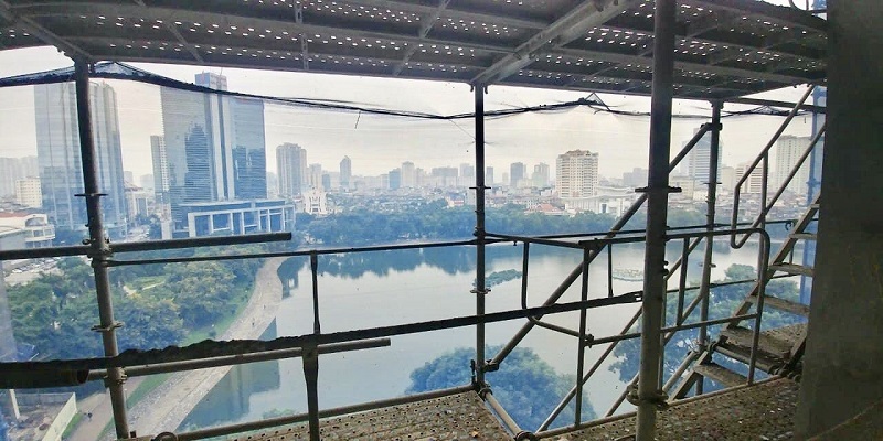 View hồ từ chung cư BRG Grand Plaza 16 Láng Hạ
